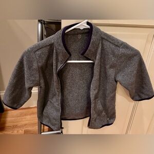 Baby/Toddler Gray Fleece Zip-Up Jacket Size 24M / 2T